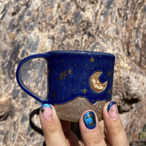 Taza Media Noche Estrellada