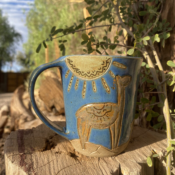 Taza Llamas al Sol